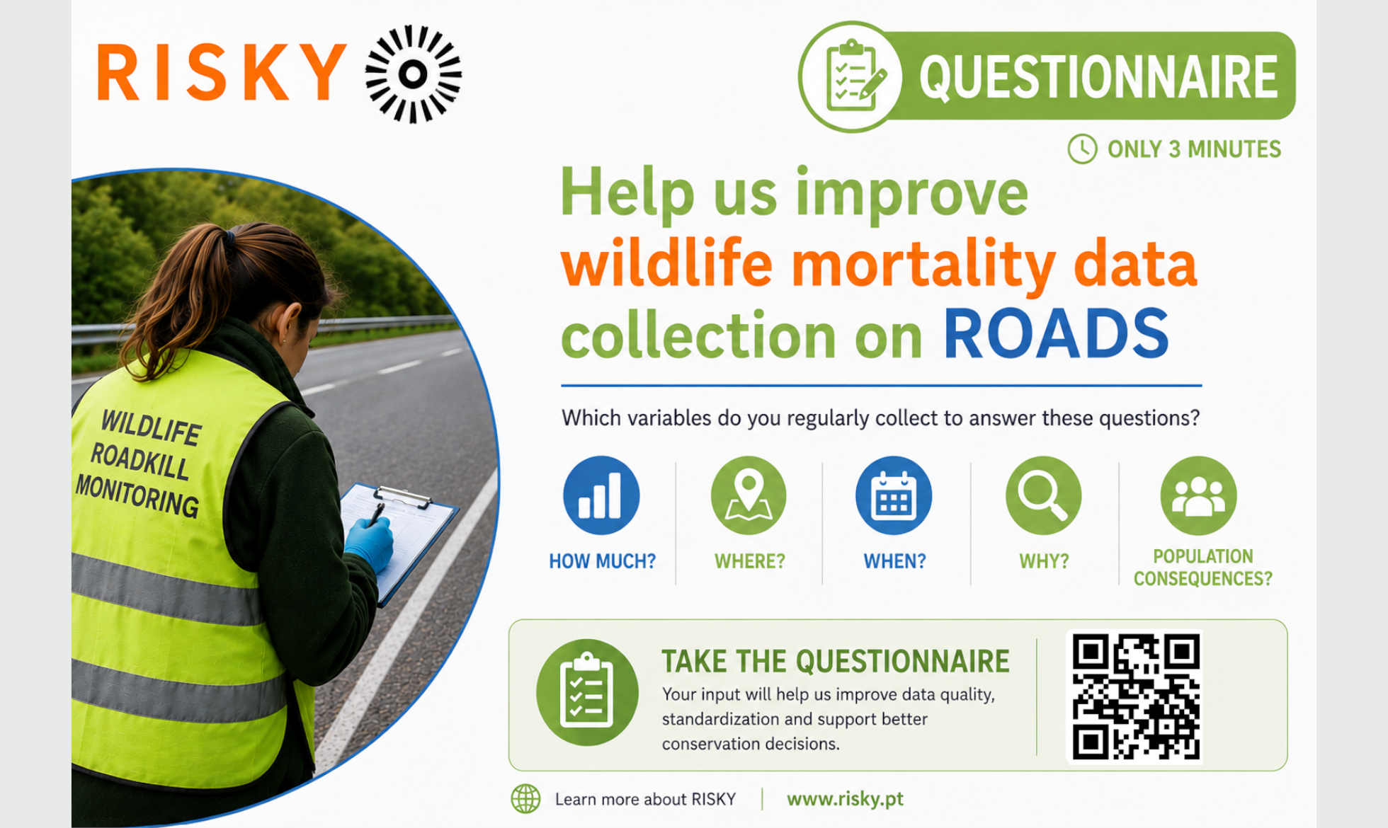 Help us improve wildlife mortality monitoring!
